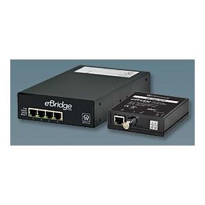 Altronix EBRIDGE4SK EoC 4 Port Adapter Kit, 100Mbps, Receiver Requires 51-56VDC, Includes Receiver and Transceiver/Switch