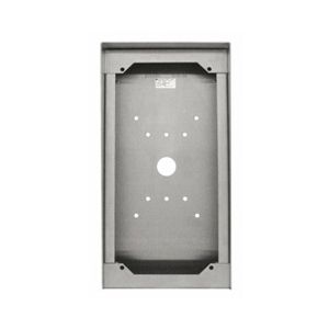 Aiphone SBX-DVF-P Stainless Steel Surface Mount Box for Card Reader Door Stations