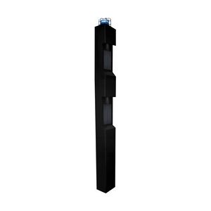 Aiphone TW-22K 3-Module Dual Station Intercom Tower, Black