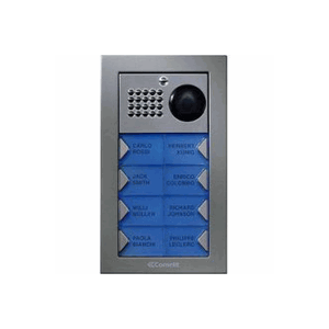 Comelit PV8F Powercom Video Flush Mount 8 Push Button Entry Panel Kit