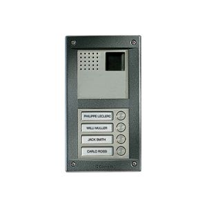 Comelit VV4F VandalCom Video Flush Mount 4 Push Button Entry Panel Kit