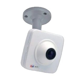 ACTi E16 10 Megapixel Indoor Fisheye Cube Camera, 1.37mm Lens