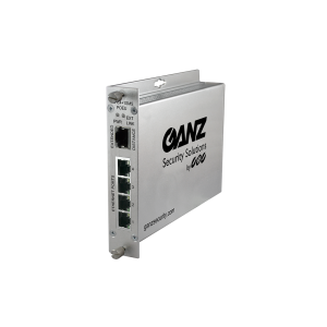 Ganz GLFE4+1SMSPOEU 4 Port 10/100 Mbps Self-Managed Switch, Ethernet-Over-UTP