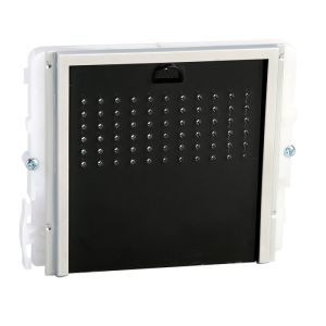 Comelit 33400 Zero-Button Audio Module With Black Faceplate
