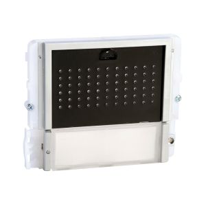 Comelit 33401 One-Button Audio Module With Black Faceplate