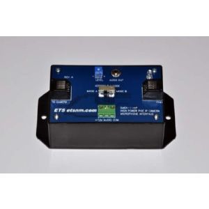 ETS SMEA-1-HP High Power Ethernet powered I/P camera microphone interface box.