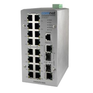 Comnet CNGE2FE16MS 16-Port Hardened Managed Switch