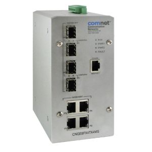 Comnet CNGE8FX4TX4MS Hardened 8 Port 1000Mbps Managed Switch