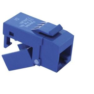 Platinum Tools 706BL-40 EZ-SnapJack Cat6 Blue Installer Pack 40pc