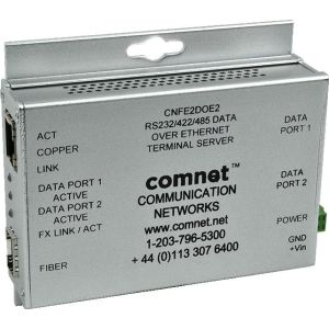Comnet CNFE2DOE2 RS232/422/485 Data Over Ethernet Terminal Server