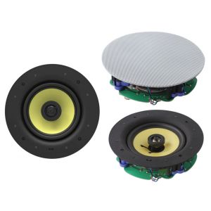 SecurityTronix SD-CSP6.5-1 6 1/2” In-Ceiling Recessed Speakers
