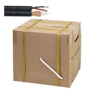 ICRealtime SC500B 500' Siamese Cable Spool 95% Copper Black