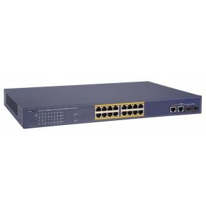 Cantek CT-W-POESW16P-2G-250 16 Channel PoE Plus Switch
