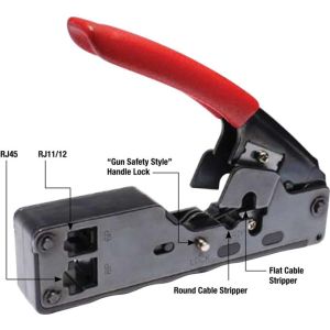 Platinum Tools 12507C Tele-Titan Modular Plug Crimp Tool