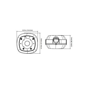 GE Security Interlogix TVW-DVM TruVision Dual View Mount for Wedge Cameras (used with TVD-PPB)