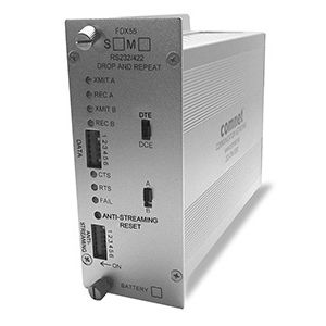 Comnet FDX55M1 Anti-Streaming RS-232/422 Drop-and-Repeat Data Transceiver