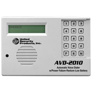 United Security Products AVD-2010 PKG Auto Voice Dialer with PLS, PRS & Low Battery Indicator