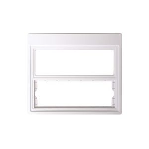 Linear DMCFC Combination Retrofit Mounting Frame, White
