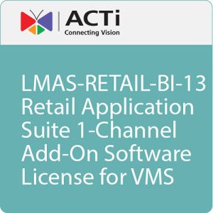 ACTi LMAS-Retail-BI-13 Single Channel Software-Based Retail Application