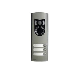 Alpha 1223 3 Push Button Panel, Stainless Steel