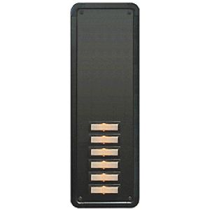 Alpha TBM6B 6 Button Only Panel Flush, Brown