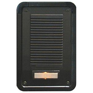 Alpha TT1B 1 Button Entry Panel, Brown with Flush Back Box Included