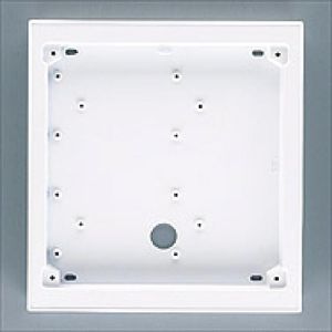 Alpha APG4-2W 2H X 2W Surface Back Box, White