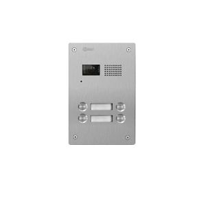 Alpha 7204-INOX 4 Pushbutton Rock Inox Panel