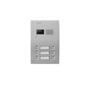 Alpha 7206-INOX 6 Pushbutton Rock Inox Panel