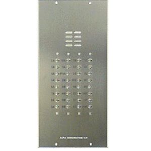 Alpha VI402-087 87 Button VIP Panel with No Directory, Less Flush Back Box