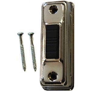 Alpha BC265C Surface Pushbutton, Unlighted Button, Silver