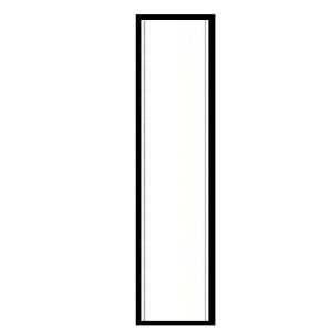 Alpha AM190 Blank Panel Module Only, Aluminium
