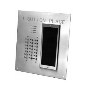 Alpha VI402-072D 72 Button VIP Panel with Alphabetical Directory, Less (Optional) Back Box