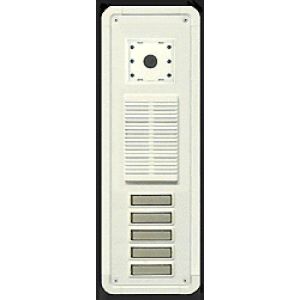 Alpha TTV5W 5 Button Flush Video Panel, White