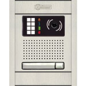 Alpha EPIPP/1AS 1 Button Color IP Video Entry Surface-Mounted Add-On Panel, Aluminium