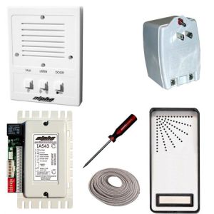Alpha IK543-1S 1 Unit Entry Intercom Kit+Wire