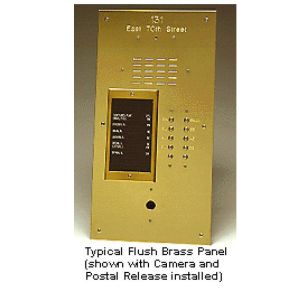 Alpha VI404S201D 201 Buttons Brass Panel & Directory Surface