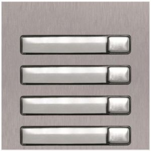 Alpha NX3140 4 Button NEXA Panel Module, Stainless Steel