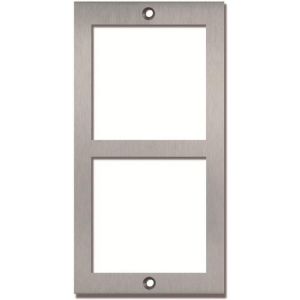 Alpha NX6002 2HX1W Modules NEXA Panel Frame, Stainless Steel