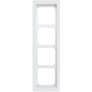 Alpha MT4W 4HX1W Module Panel Frame, White