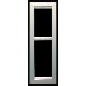 Alpha OF291 1 Gang Panel Frame-Natural Aluminum Use with OH191 Flush Housing