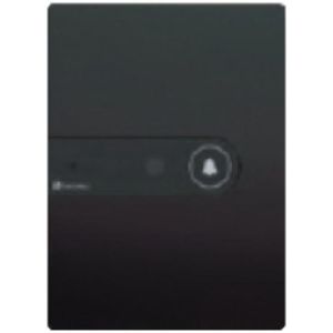 Alpha PCM-1-BK 1 Button Indoor IP Video Panel Surface Mount-Black Color For IP Plus Systems Only