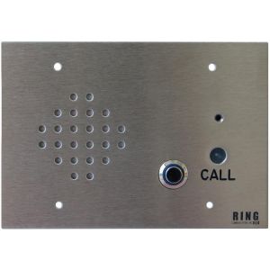 Alpha SS911 1 Call Button Sub Station, Flush