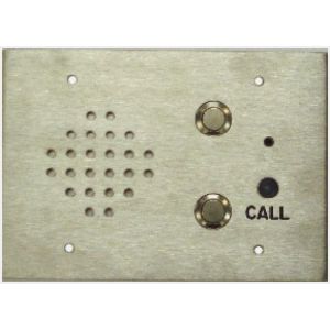 Alpha SS912 2 Call Button Sub Station, Flush