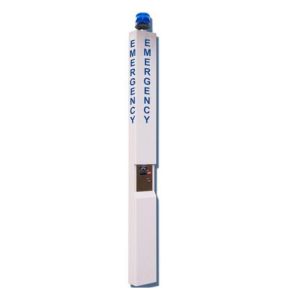 Alpha TPC2 9' Tower 120V/Cell, Blue Strobe