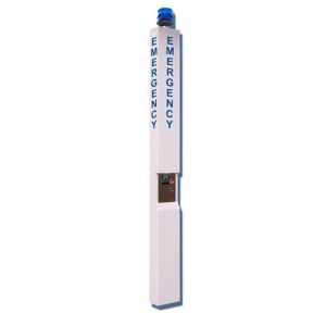 Alpha TPC1 9' Tower, 120V Cell, Blue Strobe