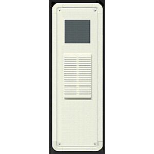 Alpha TTVMCW 0 Button+Camera Hole Panel, White