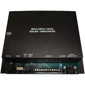 Alpha TAK-4208 Telephone Auto Dialer 8 Inputs, Includes 12VDC/500 mA Power Supply