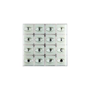 Alpha EMVDB1W Vandal-Resistant Keypad Digital Module, Used with DB1W Display Module, White