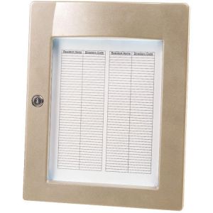 Alpha ELD1N Sep Lighted Directory, Nickel